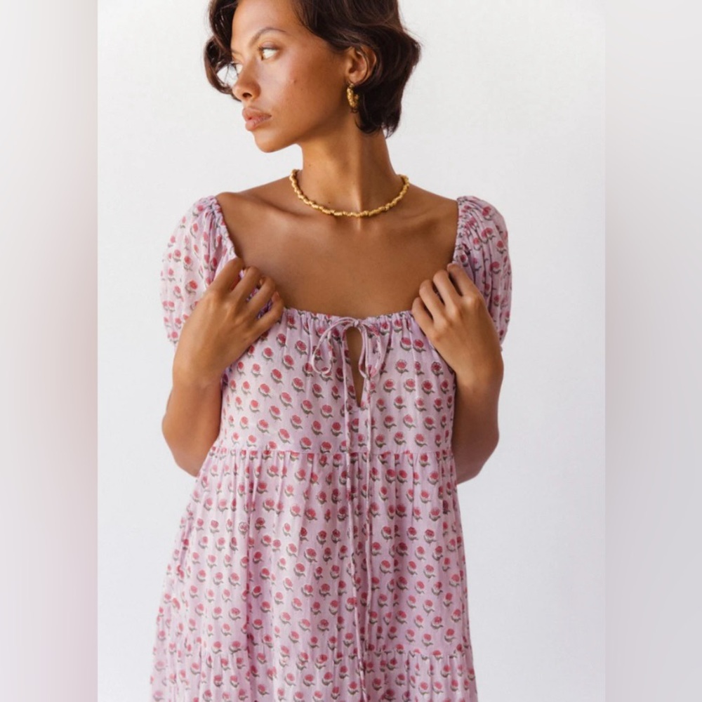 Daughters of India - Sita Maxi Dress - Violet - Size XS